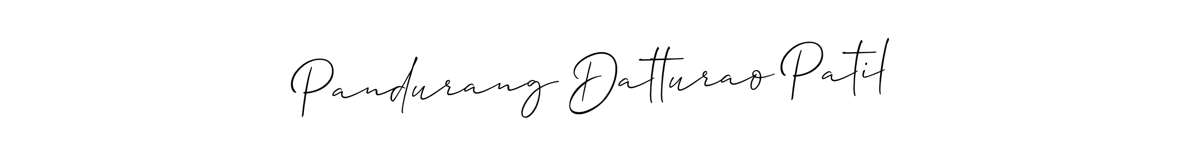 if you are searching for the best signature style for your name Pandurang Datturao Patil. so please give up your signature search. here we have designed multiple signature styles  using Allison_Script. Pandurang Datturao Patil signature style 2 images and pictures png