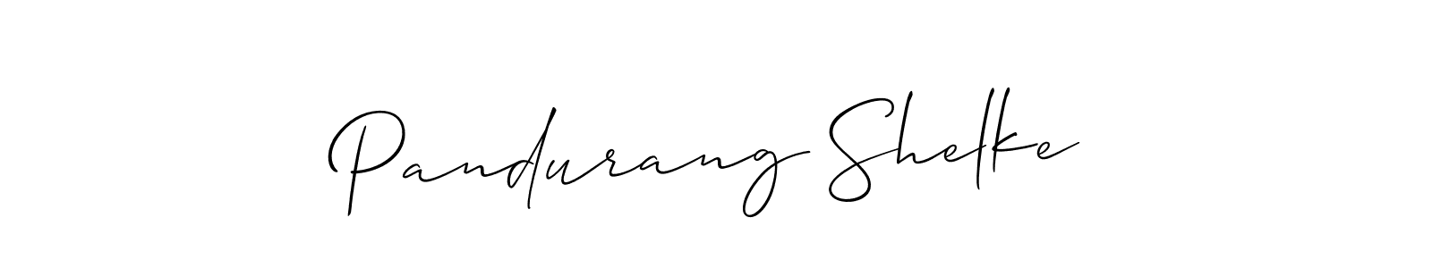 The best way (Allison_Script) to make a short signature is to pick only two or three words in your name. The name Pandurang Shelke include a total of six letters. For converting this name. Pandurang Shelke signature style 2 images and pictures png