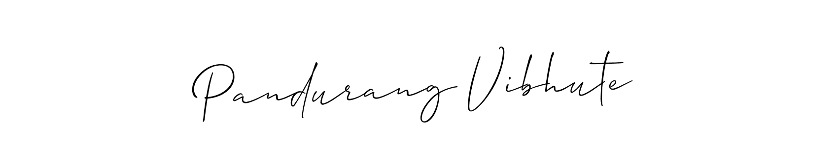 if you are searching for the best signature style for your name Pandurang Vibhute. so please give up your signature search. here we have designed multiple signature styles  using Allison_Script. Pandurang Vibhute signature style 2 images and pictures png