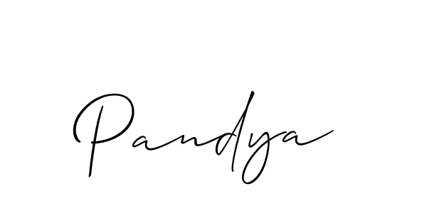 You should practise on your own different ways (Allison_Script) to write your name (Pandya) in signature. don't let someone else do it for you. Pandya signature style 2 images and pictures png