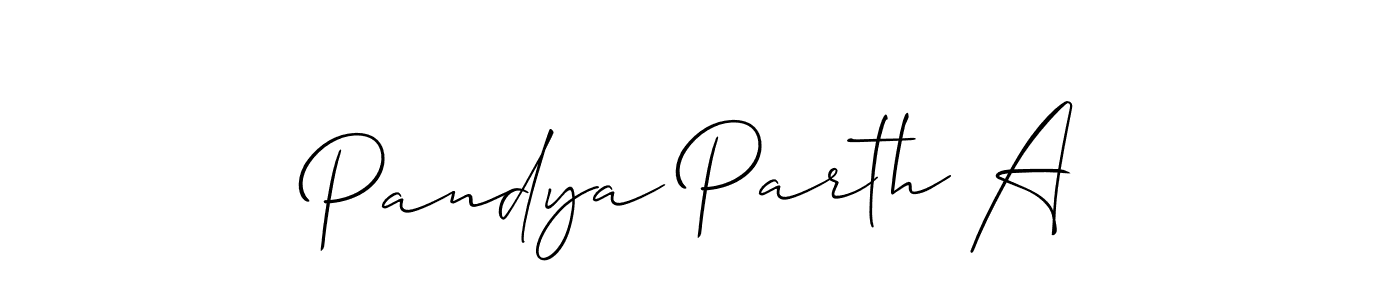 This is the best signature style for the Pandya Parth A name. Also you like these signature font (Allison_Script). Mix name signature. Pandya Parth A signature style 2 images and pictures png