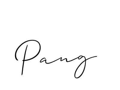 Best and Professional Signature Style for Pang. Allison_Script Best Signature Style Collection. Pang signature style 2 images and pictures png