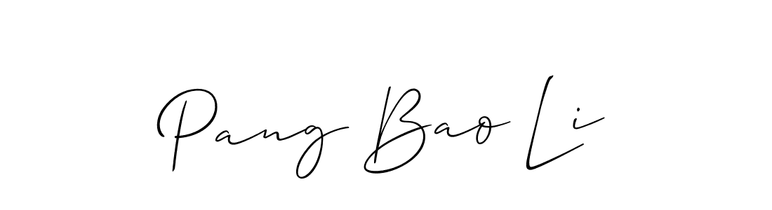 See photos of Pang Bao Li official signature by Spectra . Check more albums & portfolios. Read reviews & check more about Allison_Script font. Pang Bao Li signature style 2 images and pictures png