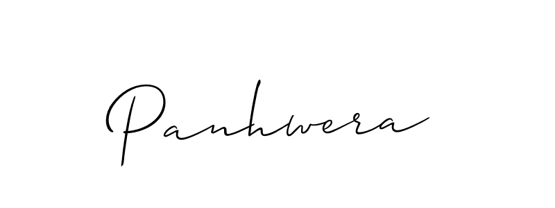 Best and Professional Signature Style for Panhwera. Allison_Script Best Signature Style Collection. Panhwera signature style 2 images and pictures png