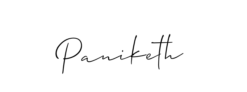 Best and Professional Signature Style for Paniketh. Allison_Script Best Signature Style Collection. Paniketh signature style 2 images and pictures png