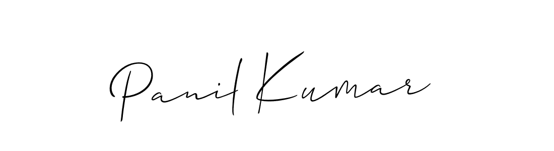 This is the best signature style for the Panil Kumar name. Also you like these signature font (Allison_Script). Mix name signature. Panil Kumar signature style 2 images and pictures png