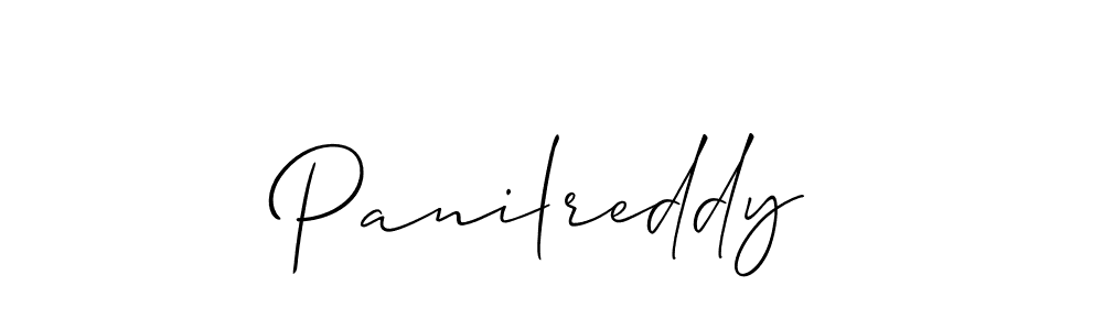 Similarly Allison_Script is the best handwritten signature design. Signature creator online .You can use it as an online autograph creator for name Panilreddy. Panilreddy signature style 2 images and pictures png