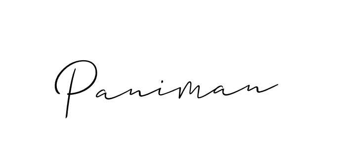 Similarly Allison_Script is the best handwritten signature design. Signature creator online .You can use it as an online autograph creator for name Paniman. Paniman signature style 2 images and pictures png