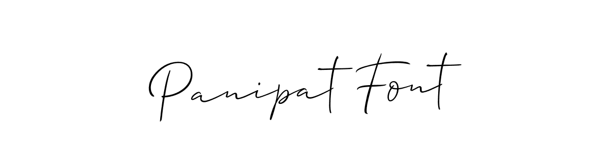 The best way (Allison_Script) to make a short signature is to pick only two or three words in your name. The name Panipat Font include a total of six letters. For converting this name. Panipat Font signature style 2 images and pictures png