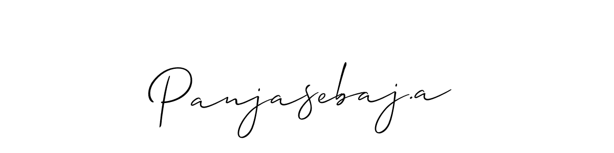 Once you've used our free online signature maker to create your best signature Allison_Script style, it's time to enjoy all of the benefits that Panjasebaj.a name signing documents. Panjasebaj.a signature style 2 images and pictures png