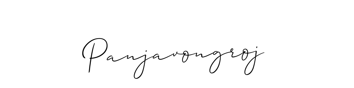 if you are searching for the best signature style for your name Panjavongroj. so please give up your signature search. here we have designed multiple signature styles  using Allison_Script. Panjavongroj signature style 2 images and pictures png