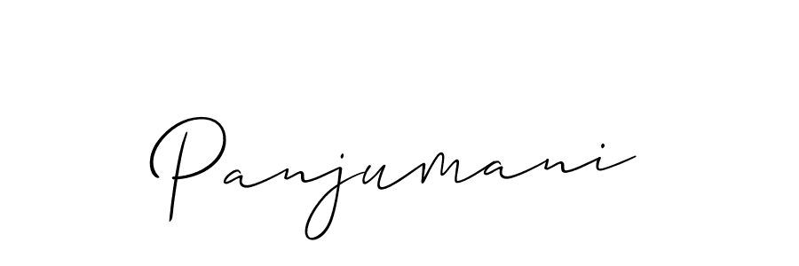 It looks lik you need a new signature style for name Panjumani. Design unique handwritten (Allison_Script) signature with our free signature maker in just a few clicks. Panjumani signature style 2 images and pictures png
