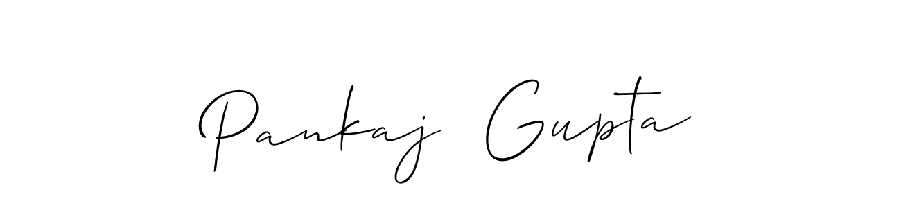 Also You can easily find your signature by using the search form. We will create Pankaj  Gupta name handwritten signature images for you free of cost using Allison_Script sign style. Pankaj  Gupta signature style 2 images and pictures png