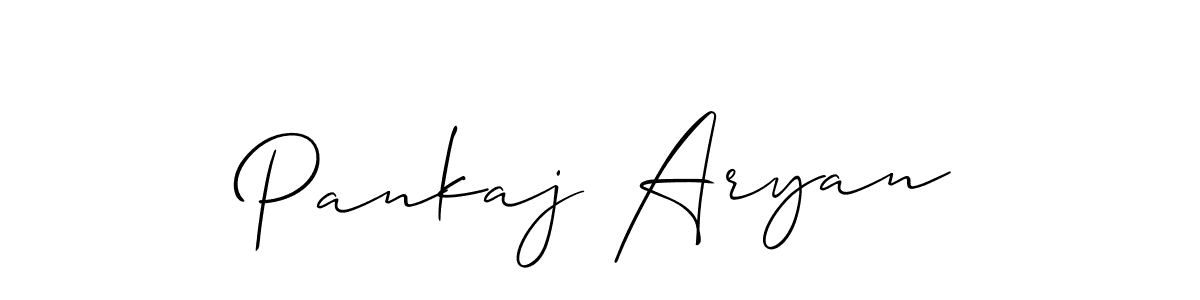 Also You can easily find your signature by using the search form. We will create Pankaj Aryan name handwritten signature images for you free of cost using Allison_Script sign style. Pankaj Aryan signature style 2 images and pictures png