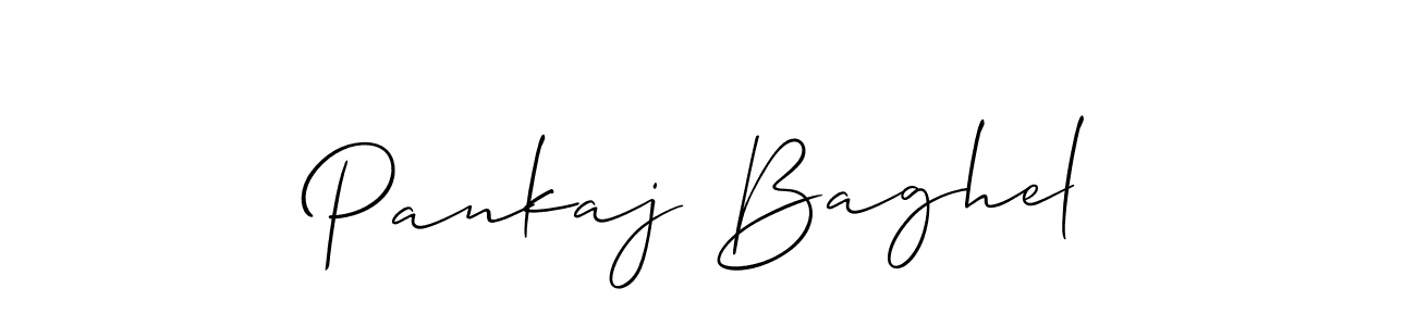 Also we have Pankaj Baghel name is the best signature style. Create professional handwritten signature collection using Allison_Script autograph style. Pankaj Baghel signature style 2 images and pictures png