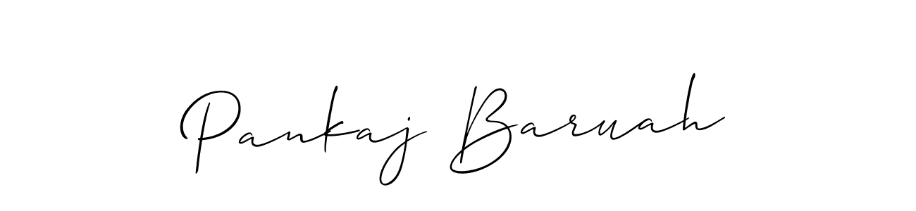 if you are searching for the best signature style for your name Pankaj Baruah. so please give up your signature search. here we have designed multiple signature styles  using Allison_Script. Pankaj Baruah signature style 2 images and pictures png