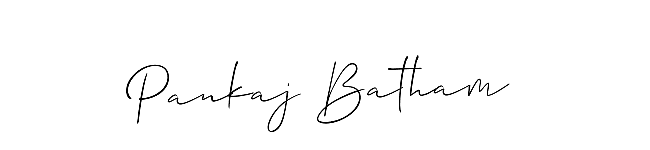 How to Draw Pankaj Batham signature style? Allison_Script is a latest design signature styles for name Pankaj Batham. Pankaj Batham signature style 2 images and pictures png