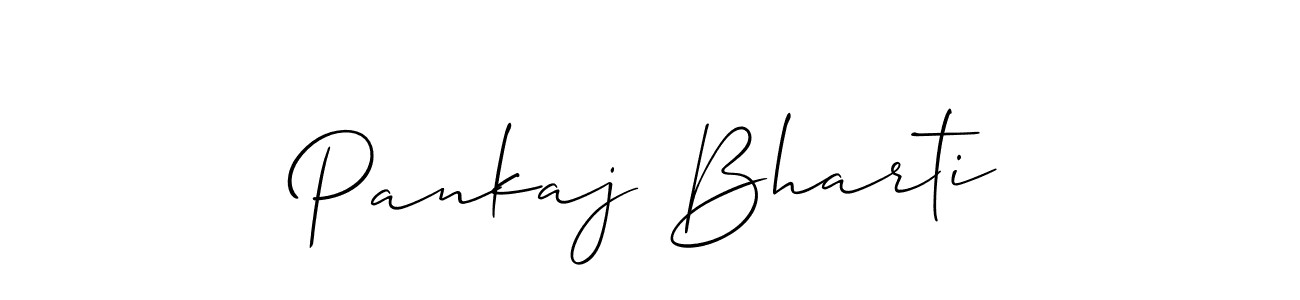 Also You can easily find your signature by using the search form. We will create Pankaj Bharti name handwritten signature images for you free of cost using Allison_Script sign style. Pankaj Bharti signature style 2 images and pictures png