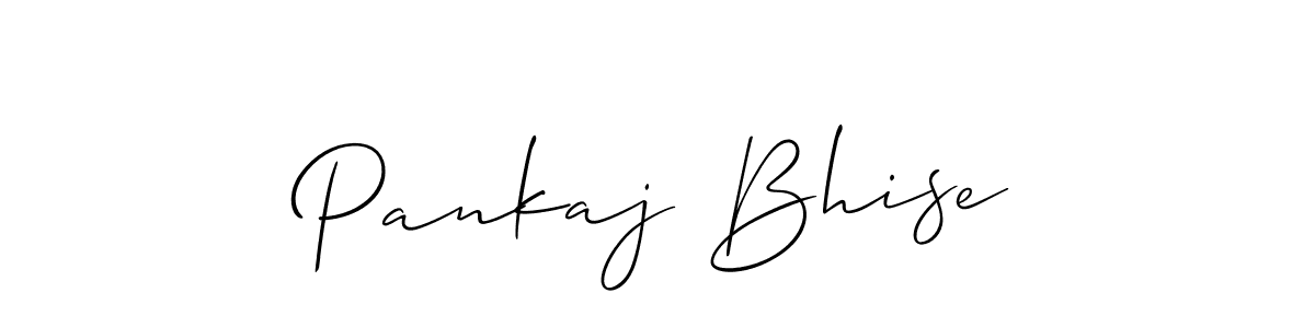 How to Draw Pankaj Bhise signature style? Allison_Script is a latest design signature styles for name Pankaj Bhise. Pankaj Bhise signature style 2 images and pictures png