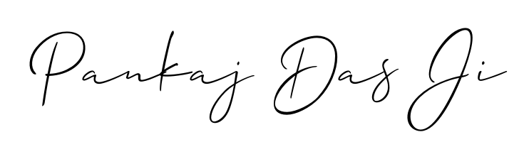 Practice writing Pankaj Das Ji with the flow of Allison_Script lettering. A fantastic source of inspiration for developing your personal signature style. Pankaj Das Ji signature style 2 images and pictures png