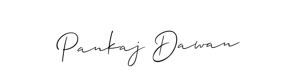 Make a short Pankaj Dawan signature style. Manage your documents anywhere anytime using Allison_Script. Create and add eSignatures, submit forms, share and send files easily. Pankaj Dawan signature style 2 images and pictures png