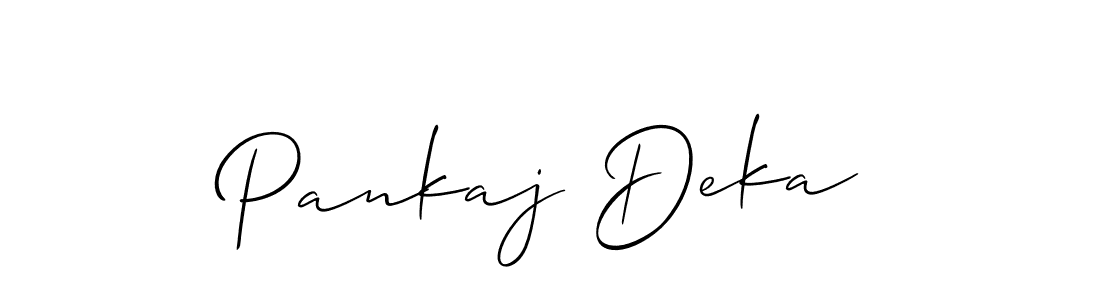 You can use this online signature creator to create a handwritten signature for the name Pankaj Deka. This is the best online autograph maker. Pankaj Deka signature style 2 images and pictures png