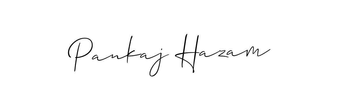 Similarly Allison_Script is the best handwritten signature design. Signature creator online .You can use it as an online autograph creator for name Pankaj Hazam. Pankaj Hazam signature style 2 images and pictures png