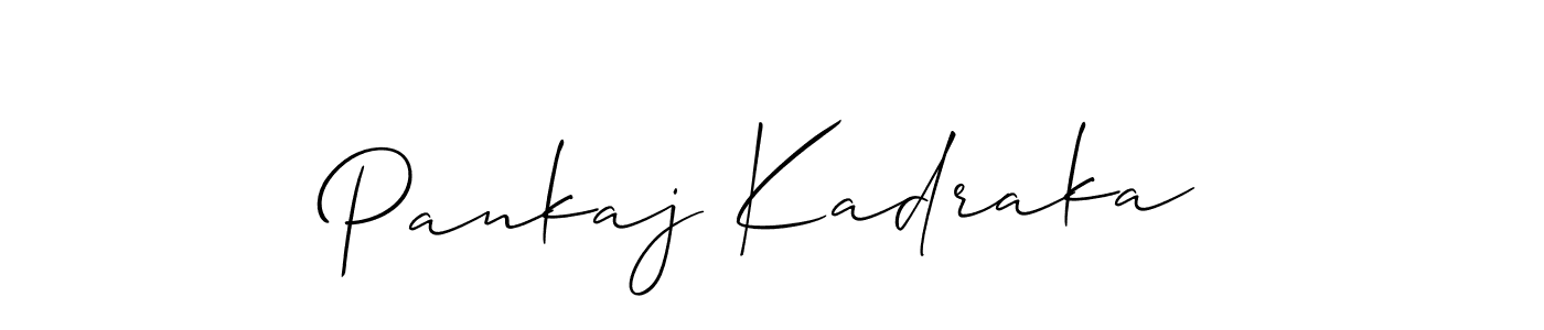 Once you've used our free online signature maker to create your best signature Allison_Script style, it's time to enjoy all of the benefits that Pankaj Kadraka name signing documents. Pankaj Kadraka signature style 2 images and pictures png