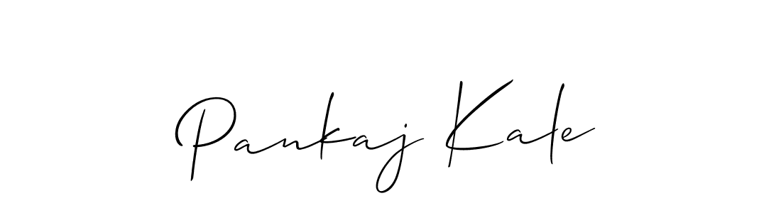 Allison_Script is a professional signature style that is perfect for those who want to add a touch of class to their signature. It is also a great choice for those who want to make their signature more unique. Get Pankaj Kale name to fancy signature for free. Pankaj Kale signature style 2 images and pictures png