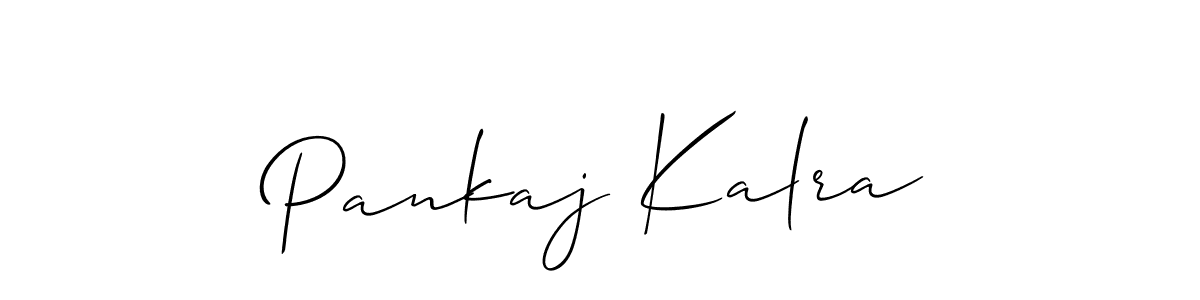 How to Draw Pankaj Kalra signature style? Allison_Script is a latest design signature styles for name Pankaj Kalra. Pankaj Kalra signature style 2 images and pictures png