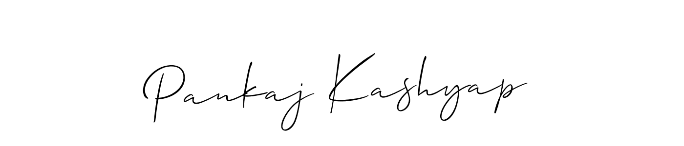 How to Draw Pankaj Kashyap signature style? Allison_Script is a latest design signature styles for name Pankaj Kashyap. Pankaj Kashyap signature style 2 images and pictures png