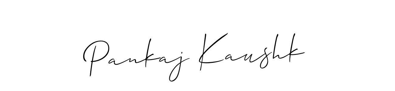 This is the best signature style for the Pankaj Kaushk name. Also you like these signature font (Allison_Script). Mix name signature. Pankaj Kaushk signature style 2 images and pictures png