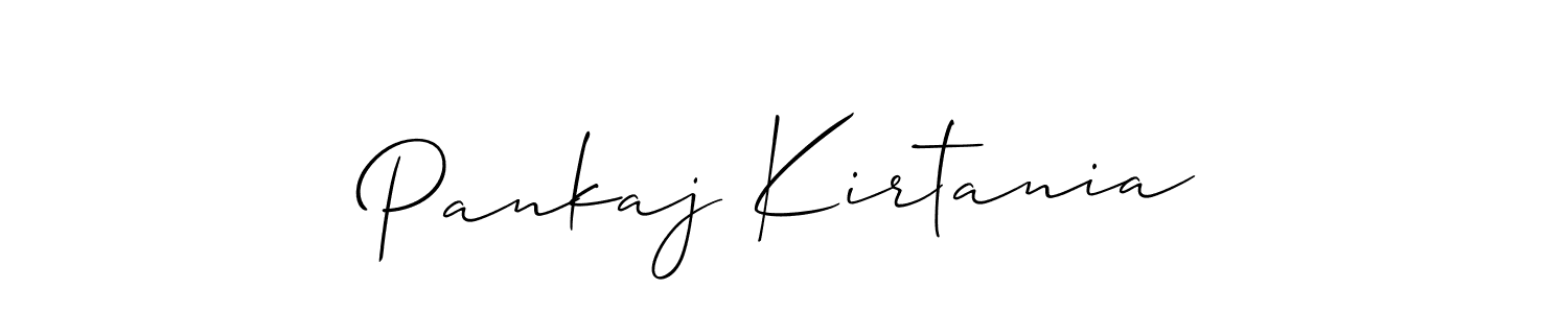 Also You can easily find your signature by using the search form. We will create Pankaj Kirtania name handwritten signature images for you free of cost using Allison_Script sign style. Pankaj Kirtania signature style 2 images and pictures png