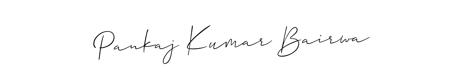 Similarly Allison_Script is the best handwritten signature design. Signature creator online .You can use it as an online autograph creator for name Pankaj Kumar Bairwa. Pankaj Kumar Bairwa signature style 2 images and pictures png