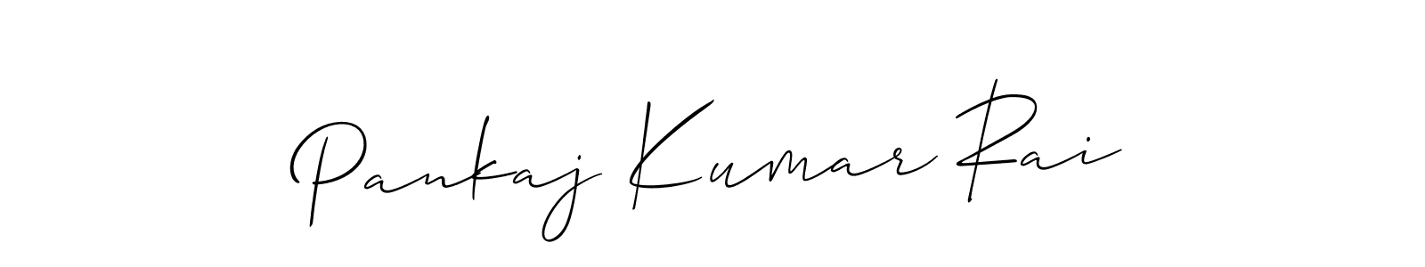 It looks lik you need a new signature style for name Pankaj Kumar Rai. Design unique handwritten (Allison_Script) signature with our free signature maker in just a few clicks. Pankaj Kumar Rai signature style 2 images and pictures png