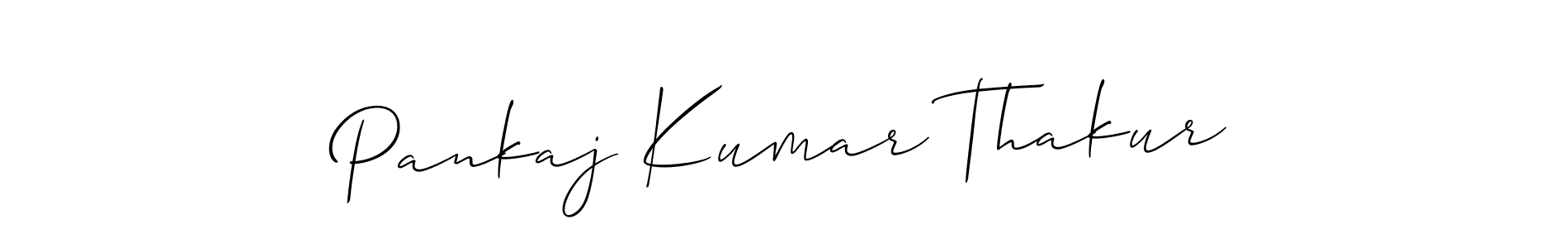 It looks lik you need a new signature style for name Pankaj Kumar Thakur. Design unique handwritten (Allison_Script) signature with our free signature maker in just a few clicks. Pankaj Kumar Thakur signature style 2 images and pictures png