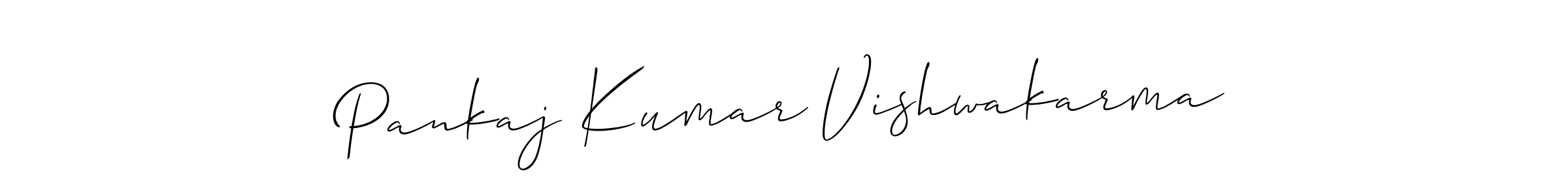 Best and Professional Signature Style for Pankaj Kumar Vishwakarma. Allison_Script Best Signature Style Collection. Pankaj Kumar Vishwakarma signature style 2 images and pictures png