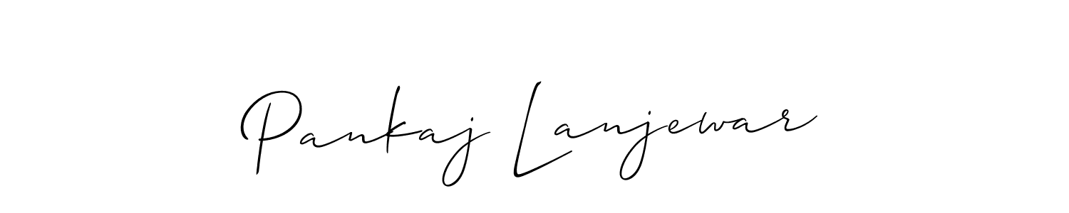 Make a short Pankaj Lanjewar signature style. Manage your documents anywhere anytime using Allison_Script. Create and add eSignatures, submit forms, share and send files easily. Pankaj Lanjewar signature style 2 images and pictures png