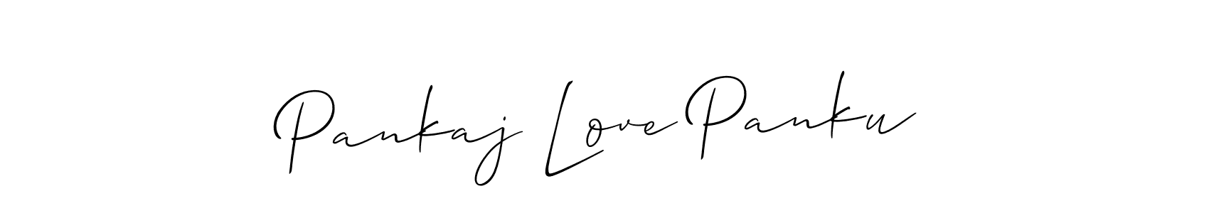 Check out images of Autograph of Pankaj Love Panku name. Actor Pankaj Love Panku Signature Style. Allison_Script is a professional sign style online. Pankaj Love Panku signature style 2 images and pictures png