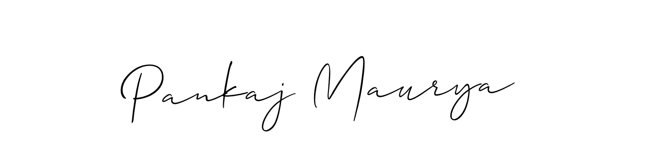 Similarly Allison_Script is the best handwritten signature design. Signature creator online .You can use it as an online autograph creator for name Pankaj Maurya. Pankaj Maurya signature style 2 images and pictures png