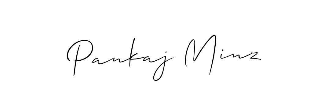 Make a beautiful signature design for name Pankaj Minz. Use this online signature maker to create a handwritten signature for free. Pankaj Minz signature style 2 images and pictures png
