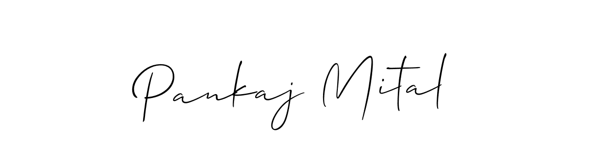 Best and Professional Signature Style for Pankaj Mital. Allison_Script Best Signature Style Collection. Pankaj Mital signature style 2 images and pictures png