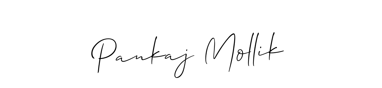 Similarly Allison_Script is the best handwritten signature design. Signature creator online .You can use it as an online autograph creator for name Pankaj Mollik. Pankaj Mollik signature style 2 images and pictures png