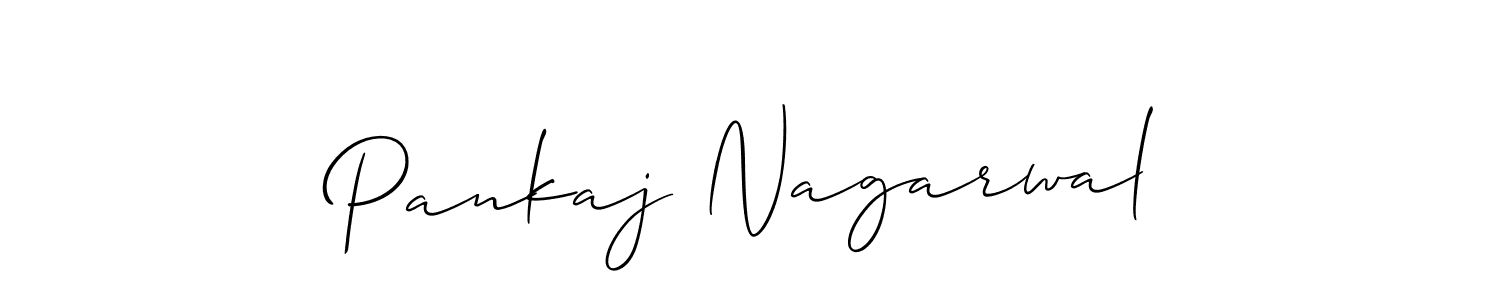 Make a short Pankaj Nagarwal signature style. Manage your documents anywhere anytime using Allison_Script. Create and add eSignatures, submit forms, share and send files easily. Pankaj Nagarwal signature style 2 images and pictures png