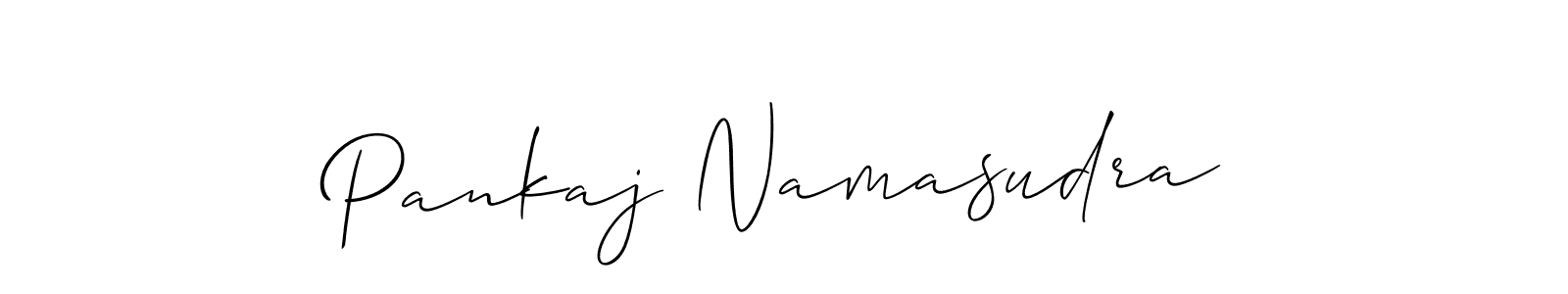 if you are searching for the best signature style for your name Pankaj Namasudra. so please give up your signature search. here we have designed multiple signature styles  using Allison_Script. Pankaj Namasudra signature style 2 images and pictures png