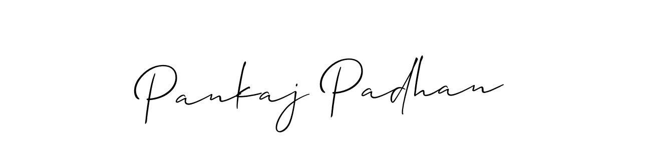 Design your own signature with our free online signature maker. With this signature software, you can create a handwritten (Allison_Script) signature for name Pankaj Padhan. Pankaj Padhan signature style 2 images and pictures png