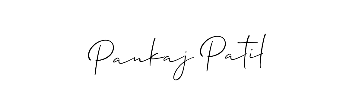 Design your own signature with our free online signature maker. With this signature software, you can create a handwritten (Allison_Script) signature for name Pankaj Patil. Pankaj Patil signature style 2 images and pictures png