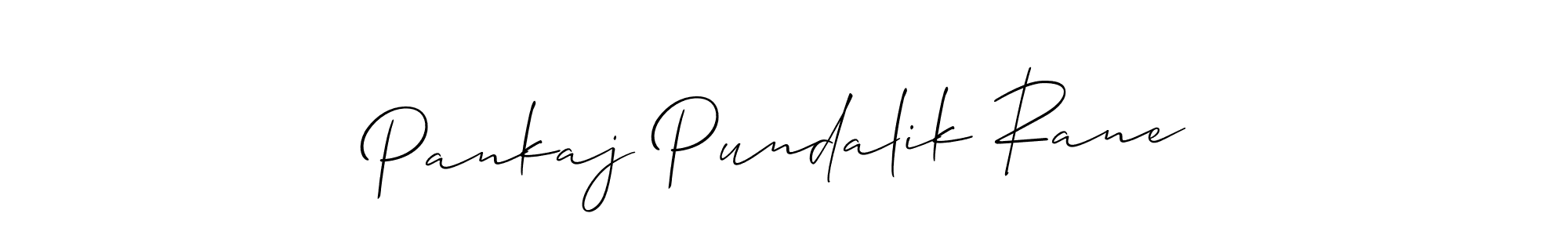 Create a beautiful signature design for name Pankaj Pundalik Rane. With this signature (Allison_Script) fonts, you can make a handwritten signature for free. Pankaj Pundalik Rane signature style 2 images and pictures png