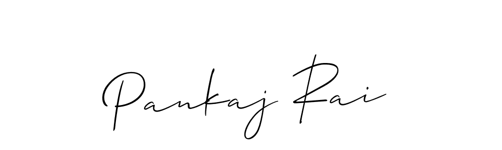 How to make Pankaj Rai signature? Allison_Script is a professional autograph style. Create handwritten signature for Pankaj Rai name. Pankaj Rai signature style 2 images and pictures png