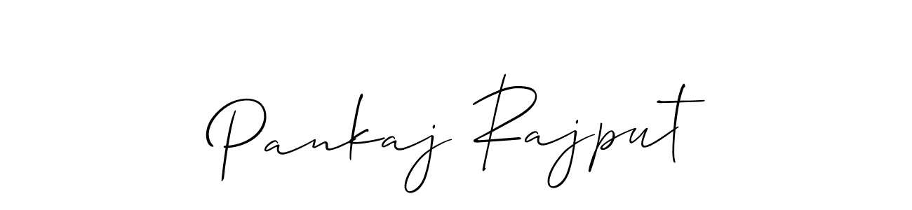 It looks lik you need a new signature style for name Pankaj Rajput. Design unique handwritten (Allison_Script) signature with our free signature maker in just a few clicks. Pankaj Rajput signature style 2 images and pictures png